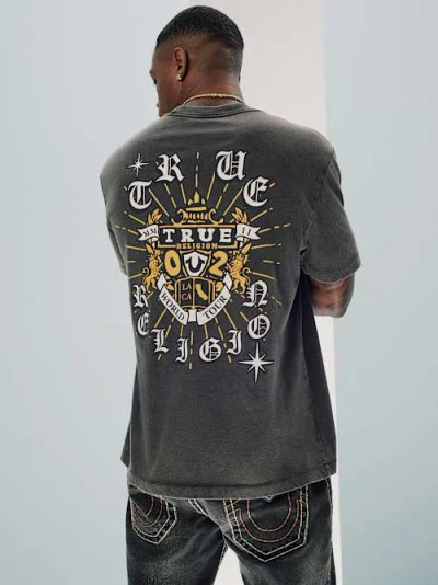 True Religion Men's Vintage Shining Crest T-shirt