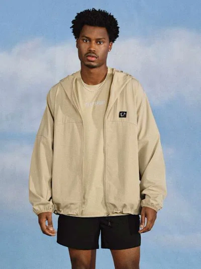 True Religion Men's True Sport Zip Jacket In Neutral