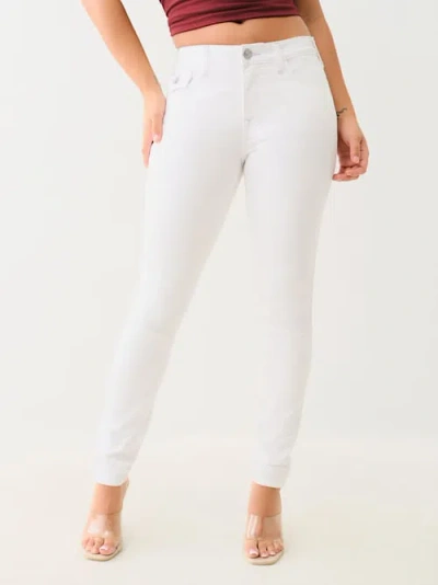 True Religion Women's Jennie Mid Rise Curvy Skinny Jean
