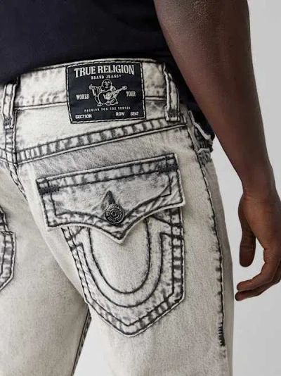 True Religion Men's Joey Super T Flap Flare Jean In Black