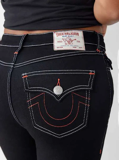True Religion Women's Becca Mid Rise Bootcut Jean