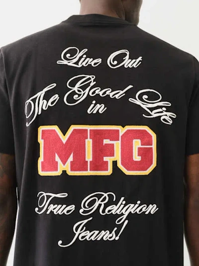 True Religion Men's Chain Embroidery Mfg T-shirt
