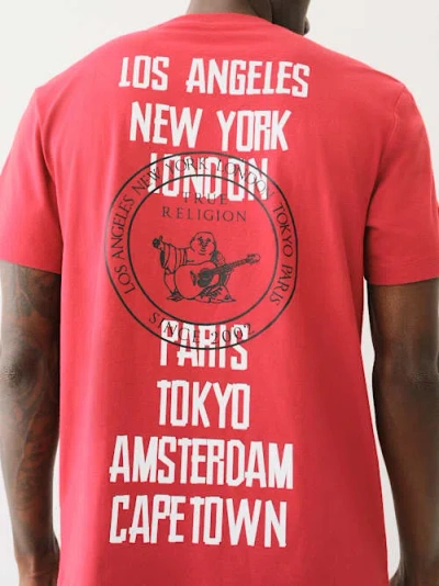 True Religion Men's City Flock T-shirt