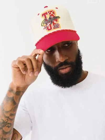 True Religion Champs Hat In Pink