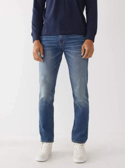 True Religion Men's Geno Slim Jean 32" In Blue