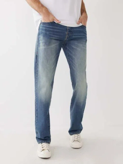 True Religion Men's Ricky Straight Jean In Blue