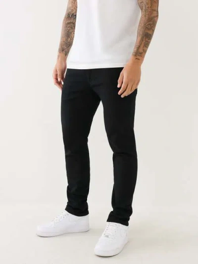 True Religion Men's Rocco Skinny Jean 32" In Black