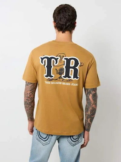 True Religion Men's Tr Buddha Puff Print T-shirt