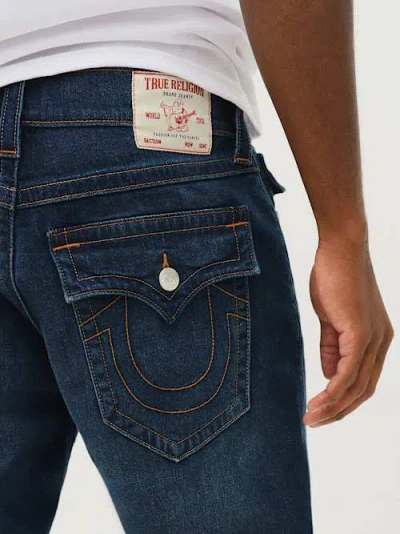 True Religion Geno Flap Slim Jean 32"