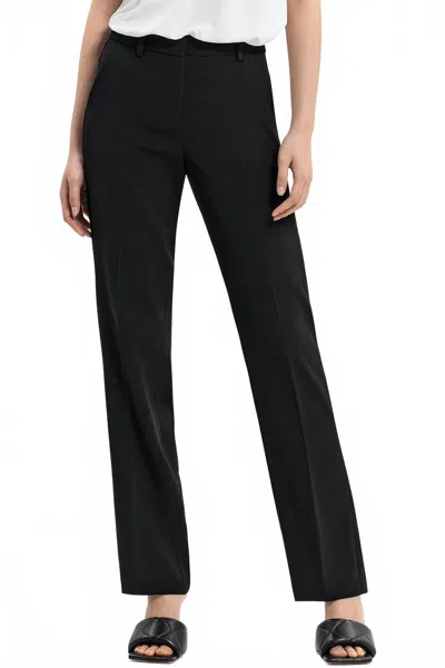 Luisa Cerano Punto-milano Bootcut Pants In Black In Black