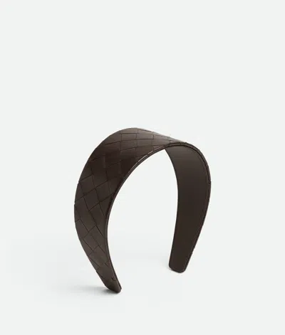 Bottega Veneta Intrecciato Headband In Gray