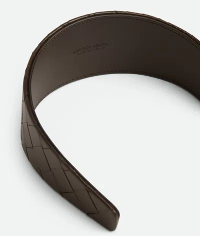 Bottega Veneta Intrecciato Headband In Gray