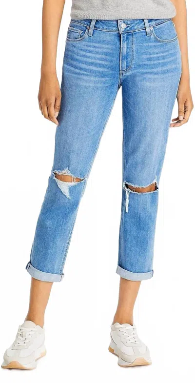 Paige Brigitte Boyfriend Jeans In Ratatouille In Blue