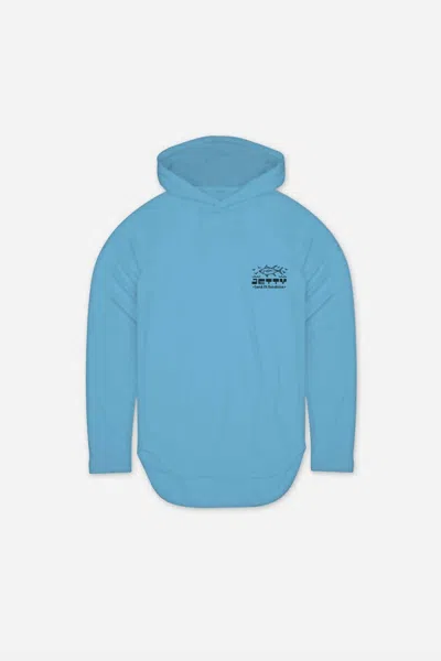 Jetty Men's Bluefin Uv Long Sleeve Tee In Light Blue
