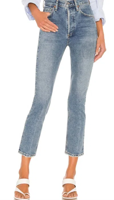 Citizen Of Humanity Jolene High Rise Vintage Slim Jeans In Dimple In Blue