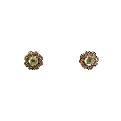 Konstantino Women's Peridot Earring In Gold In Gold