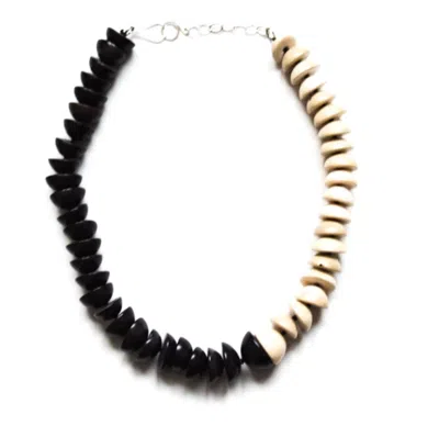 Artyfactos Women's Luna Necklace In Black-natural