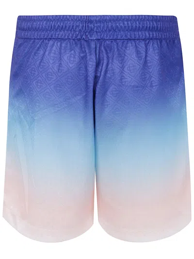 Casablanca Mens Football Shorts Clothing In Blue