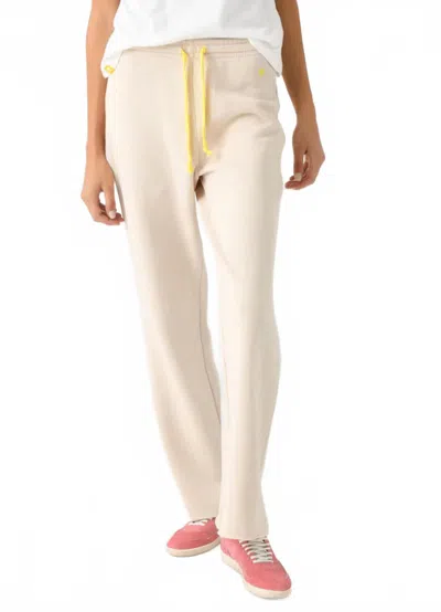 Kerri Rosenthal Weekend Barb Sweatpant In Birch In Pink