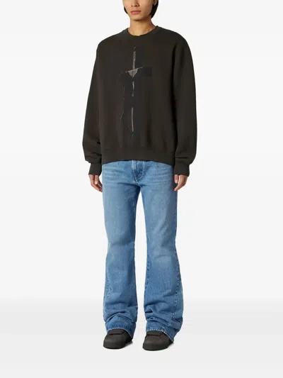 1989 Studio Cross And Amen Print Sweatshirt In Green