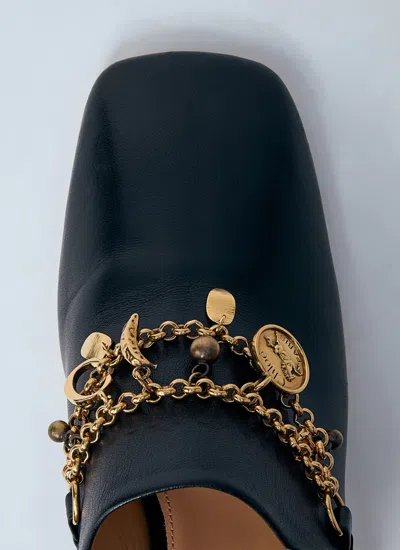 Chloé Women Charm Heeled Mules In Black
