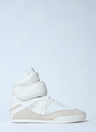 Chloé High-top Sneakers Featuring Mesh Panels