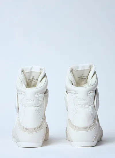 Chloé High-top Sneakers Featuring Mesh Panels
