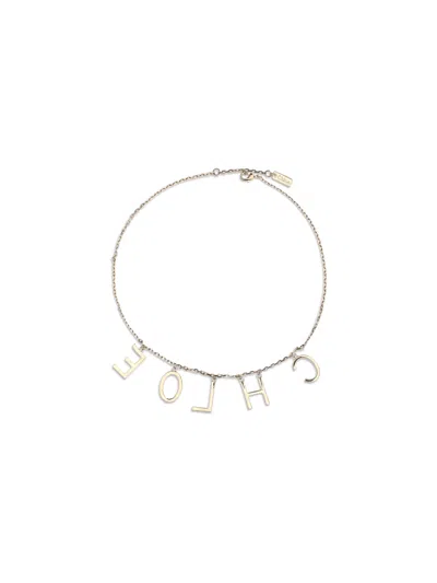 Chloé Necklace With Pendants In Metallic