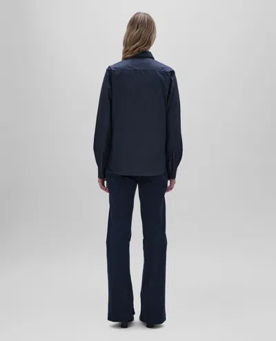 Aspesi Overshirt Glue In Nylon Imbottita - Navy