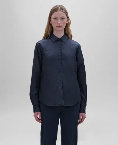 Aspesi Overshirt Glue In Nylon Imbottita - Navy