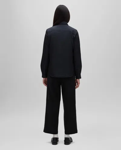 Aspesi Overshirt Glue In Nylon Imbottita - Nero