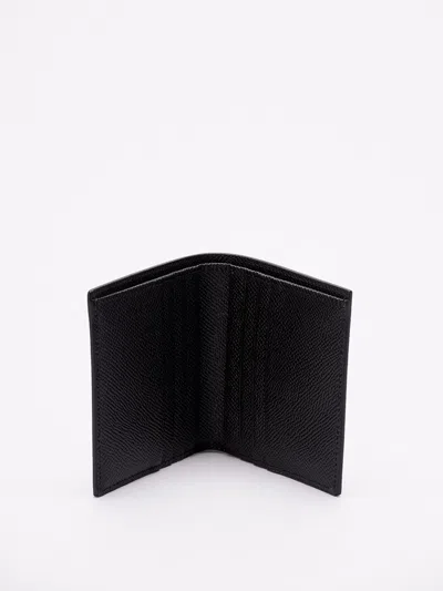 Dolce & Gabbana Men Leather Card Holder In Black