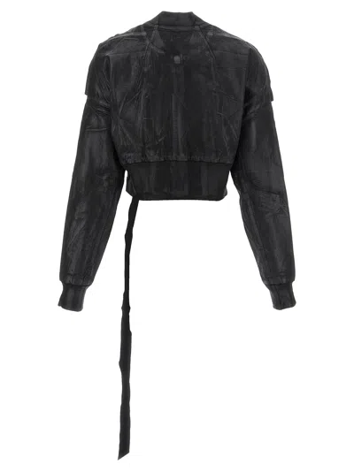 Drkshdw Flight Bomber Jacket In Blue