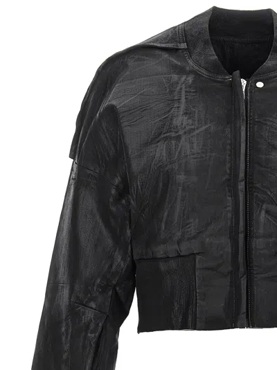 Drkshdw Flight Bomber Jacket In Blue