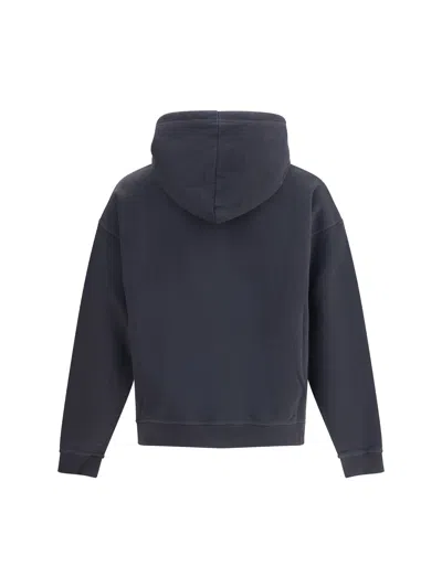 Dsquared2 Hoodie With Adjustable Drawstring Hood In Blue