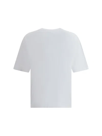 Dsquared2 Graphic Logo Cotton T-shirt In White