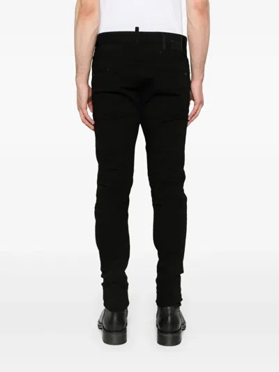 Dsquared2 Trousers Featuring Belt Loops And Five Pockets In Black
