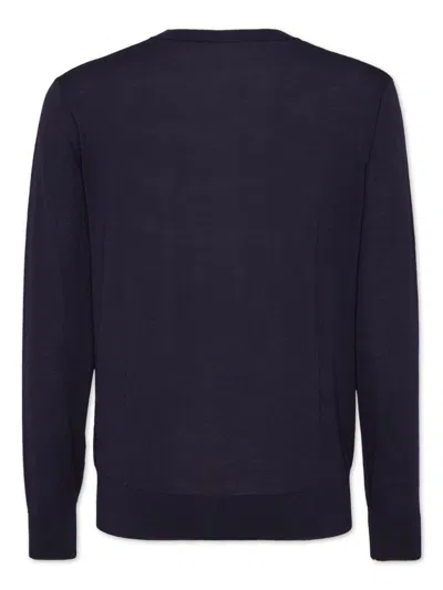 Dsquared2 Men `d2` Wool Crew-neck Sweater In Brown
