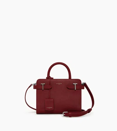 Le Tanneur Petit Sac À Main Emilie En Cuir Signature T