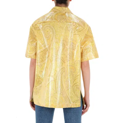 Etro Nylon Printed Shirt Women In Yellow