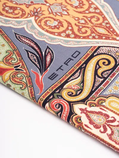 Etro Paisley-print Wool-blend Scarf