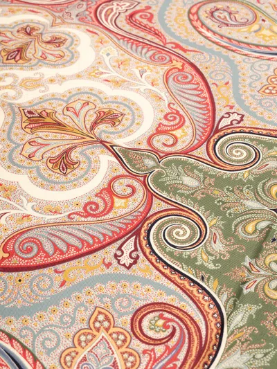 Etro Paisley-print Wool-blend Scarf