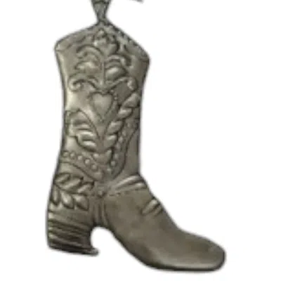 Lila Rasa Silver Cowboy Boots