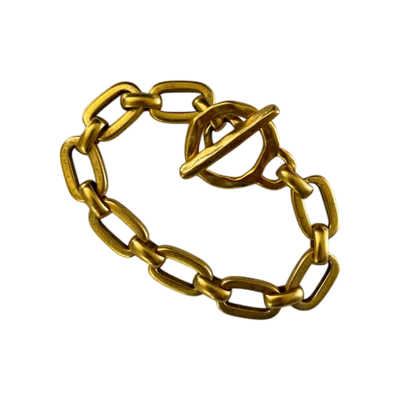 Sccollection Women's Beau Chunky Gold Bracelet