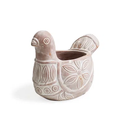 Korissa Neutrals Terracotta Pot - Spotted Dove