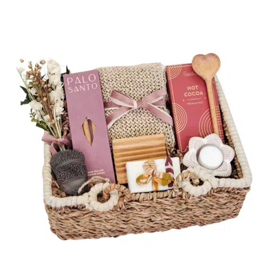 Korissa Brown / Neutrals Gift Basket - Spa Retreat
