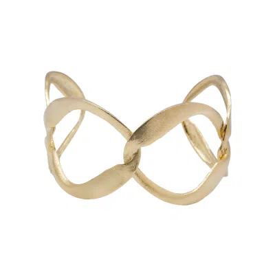 Marcia Moran Women's Gold Charlie Cuff