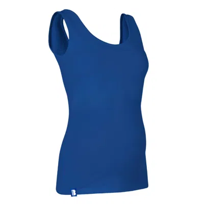 The Bshirt Blue Maternity Vest In Navy In Blue