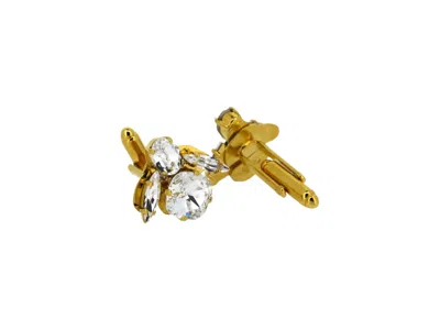 Vickisarge Men's Neutrals The Clear Bee Cufflinks In Gold