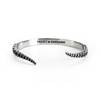 Perry Gargano The Tentacle Cuff - Silver Octopus Mens - Waterproof